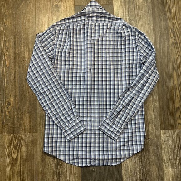 Polo Ralph Lauren Performance Shirt Classic Fit Size XS Plaid Blue White Pony - Picture 2 of 9